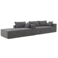 9587G Package Gray Chenille 1 Seat