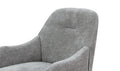Chenille Armchair, Modern Style Accent Chair With Wood Legs, Comfy Design For Living Room, Bedroom, Office, Gray Gray Foam Wood Fabric