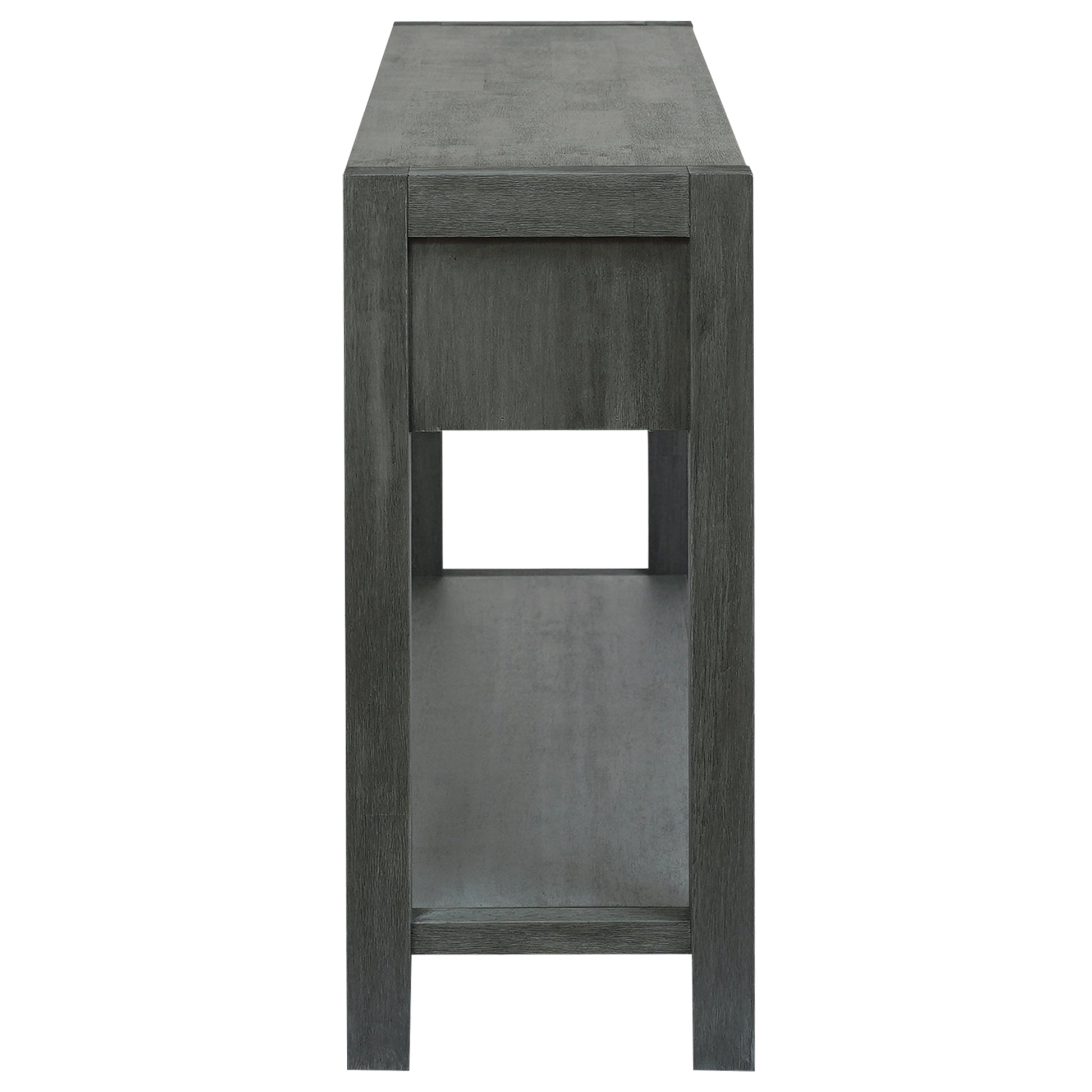 Console Table Entryway Table For Hallway Living Room With 2 Drawers And 1 Shelf Antique Green Mdf