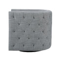 Capstone Swivel Chair Gray Solid Wood