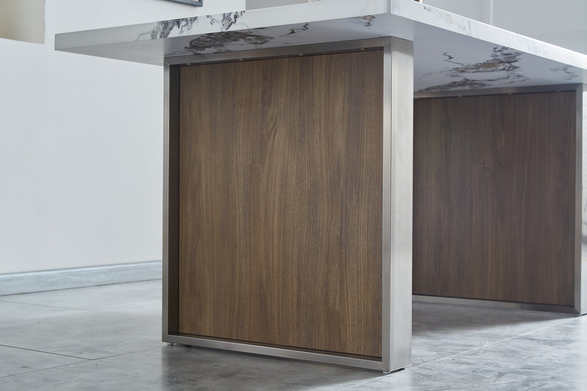 Elegant Marble Mdf Dinning Table For 6 Or 8, Rectangular 70.8"L*35.4"W*29.8"H, Luxurious Faux Marble High Quality Stainless Steel Legs Modern, Durable, Easy To Assemble For Kitchen Living Room, White White Ergonomic Kitchen Rectangular White Gold Seats 6