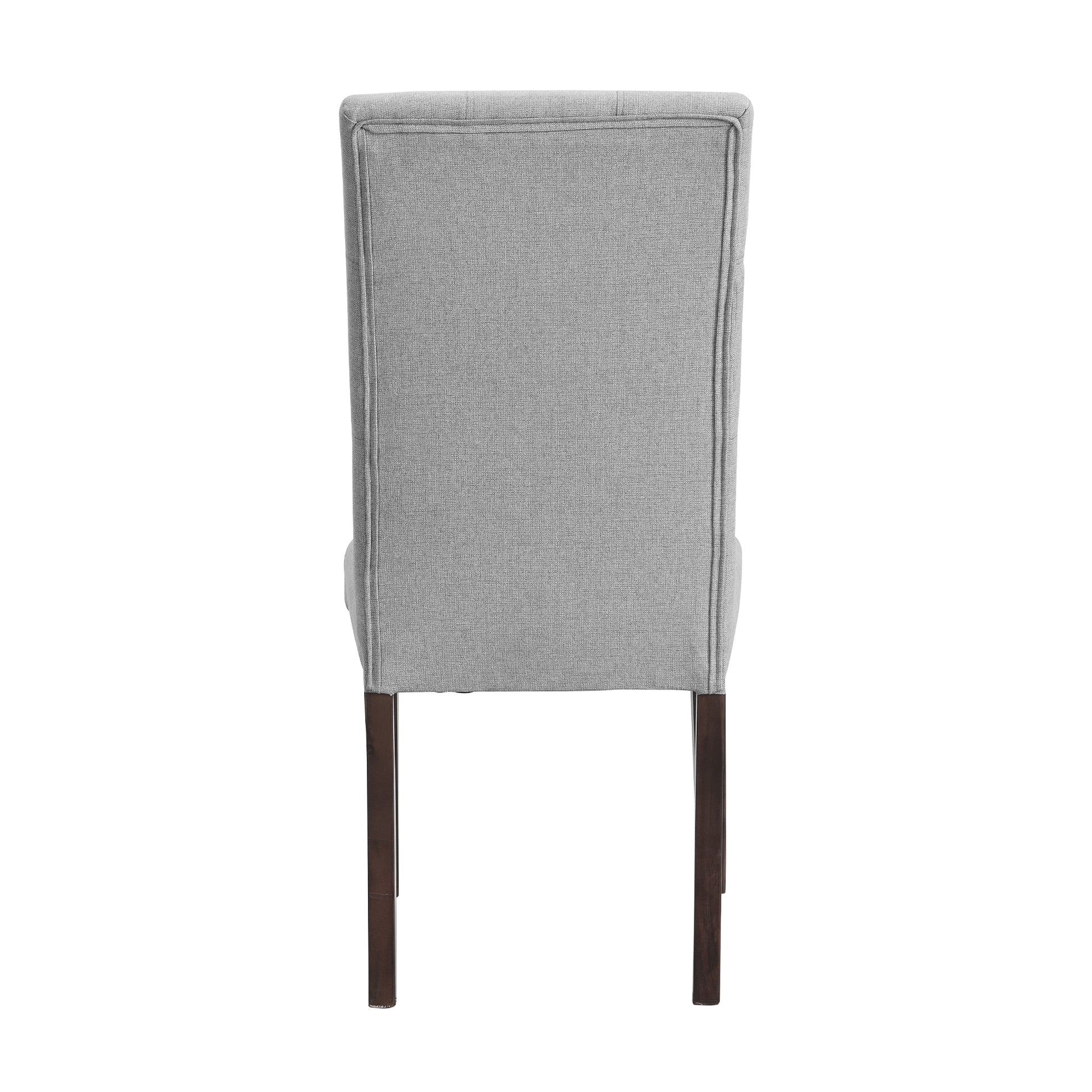 Linen Tufted Dining Room Chairs Set Of 6, Accent Diner Chairs Upholstered Fabric Side Stylish Kitchen Chairs With Solid Wood Legs And Padded Seat Gray Gray Espresso American Design,Classic,Mid Century Modern Wood Fabric