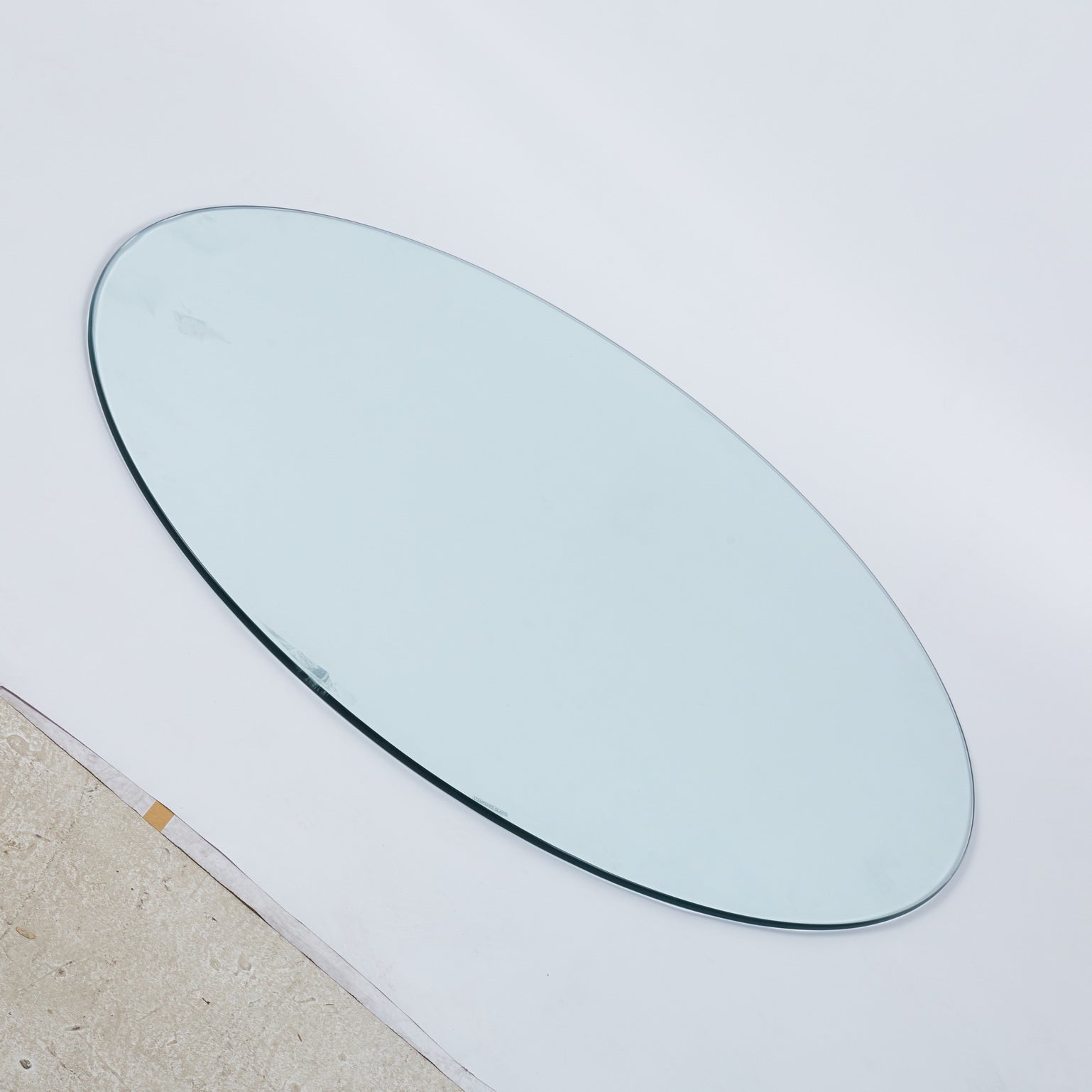 Tempered Clear Glass Top.107Cm Clear Glass