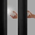 Twist Tab Total Blackout Window Curtain Panel Black 50X84