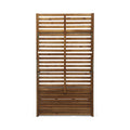 Sylmar Storage Bench With Rack Teak Acacia Wood