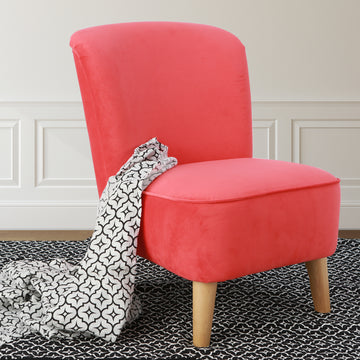 Juni Kids Chair In Ruby Red Fabric