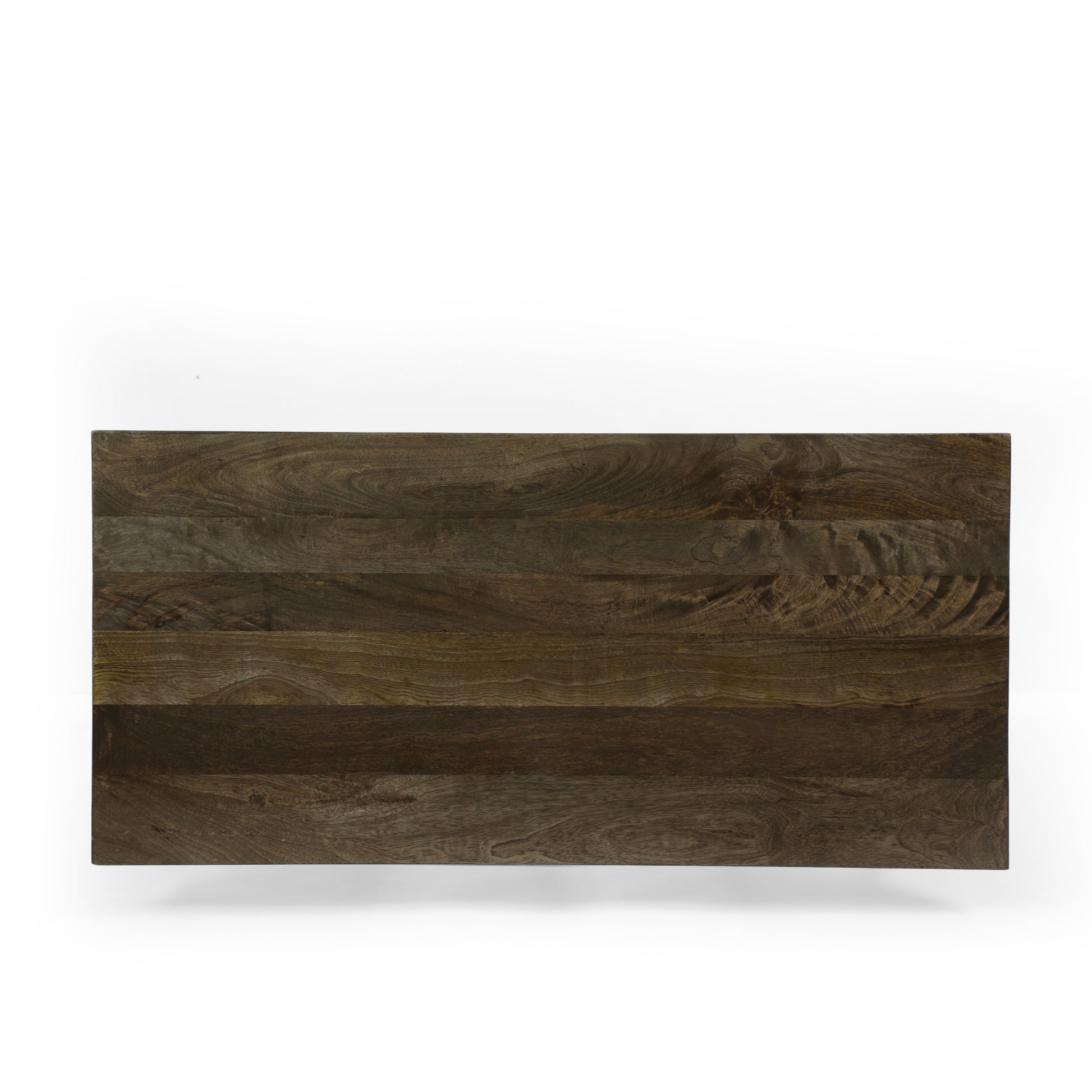 Console Table Brown Metal & Wood