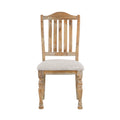 Traditional Dining Set 7Pc Extendable Table And 6 Side Chairs Wheat Finish Wooden Dining Kitchen Furniture Wood Wood Wheat Seats 6 Wood Dining Room Removable Leaf Extendable Trestle Rectangular