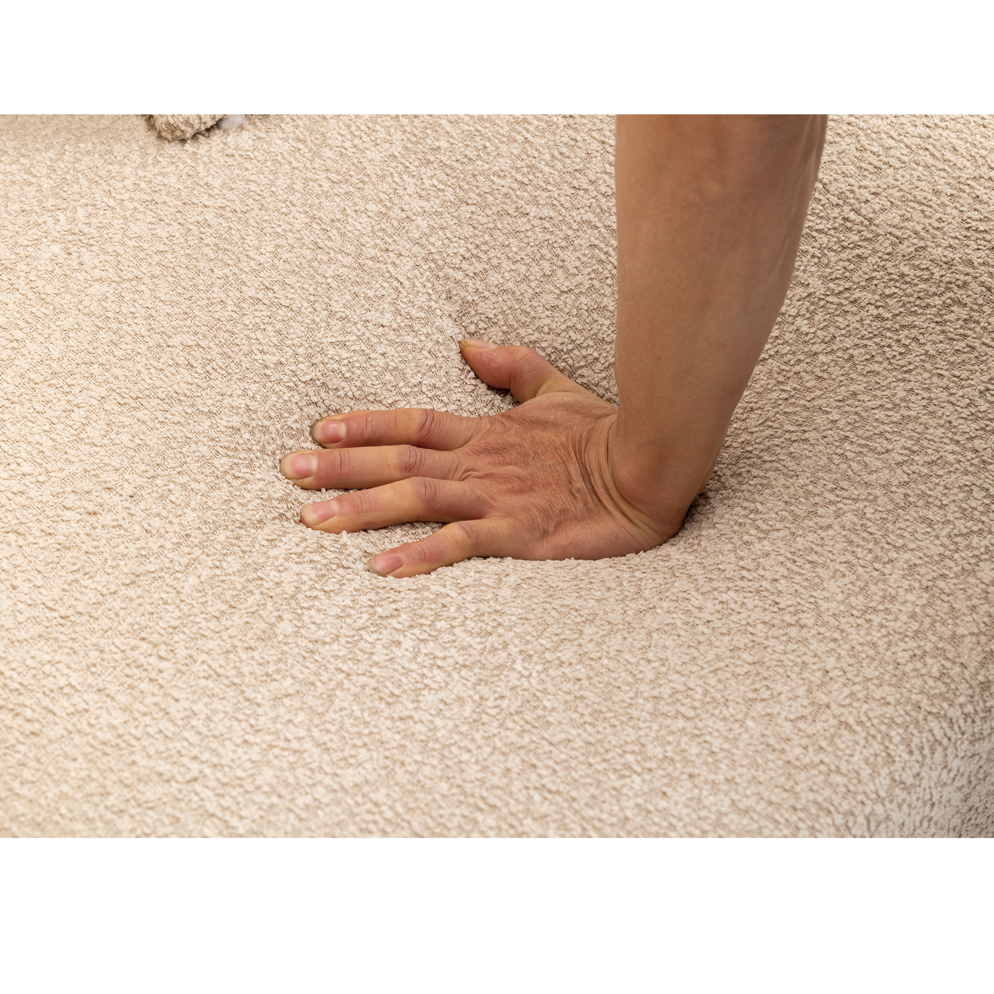 And Upgraded Extended Edition Modular Sofamodern Minimalist Style Sofa, Upholsteredfree Combination, Round Fiber Fabric, Anti Wrinkle Fabric,Dimension Extension,Brown Light Brown Polyester Primary Living Space Medium Soft Tight Back Modern Flared Arms