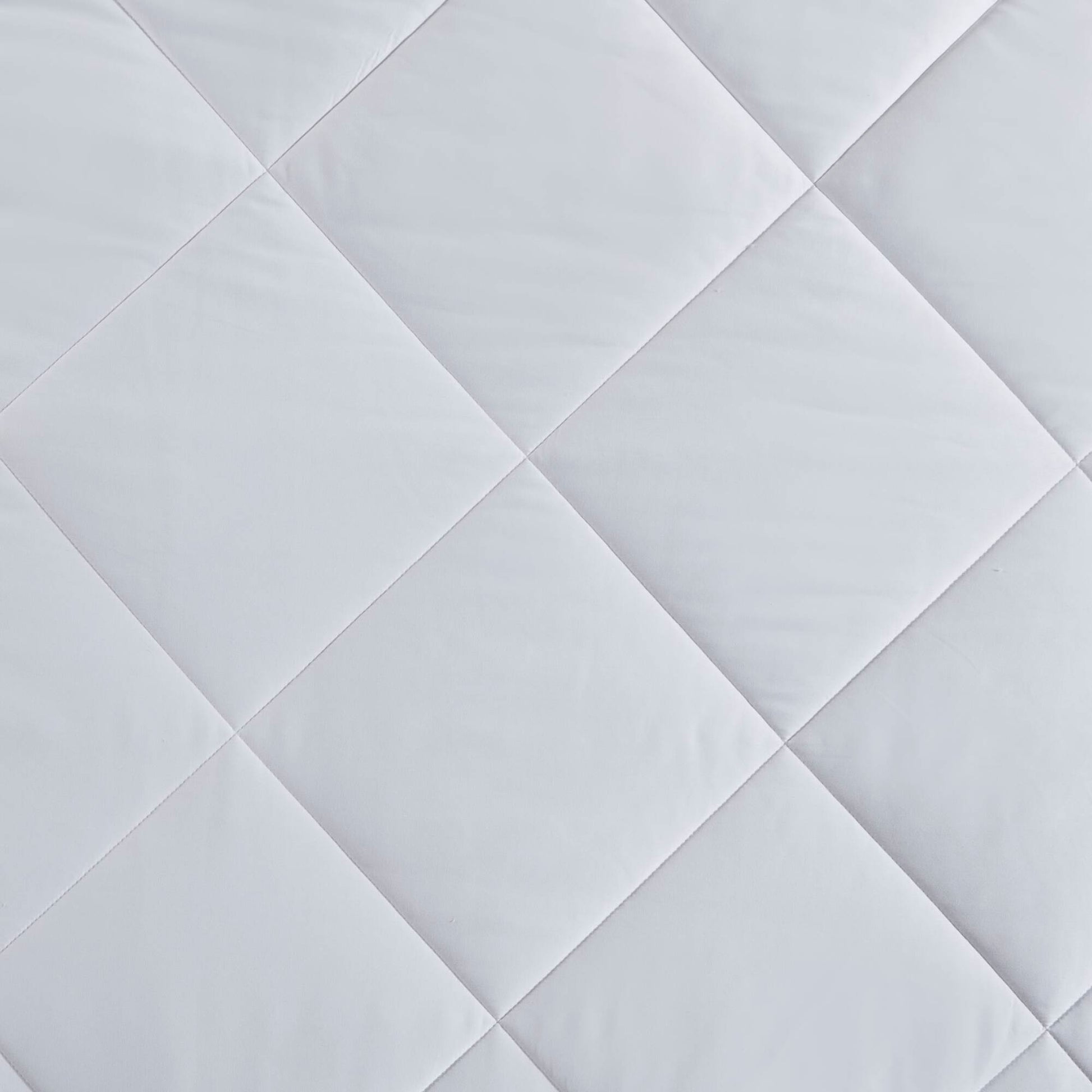 Oversized Down Alternative Comforter White King Cal King White Nylon