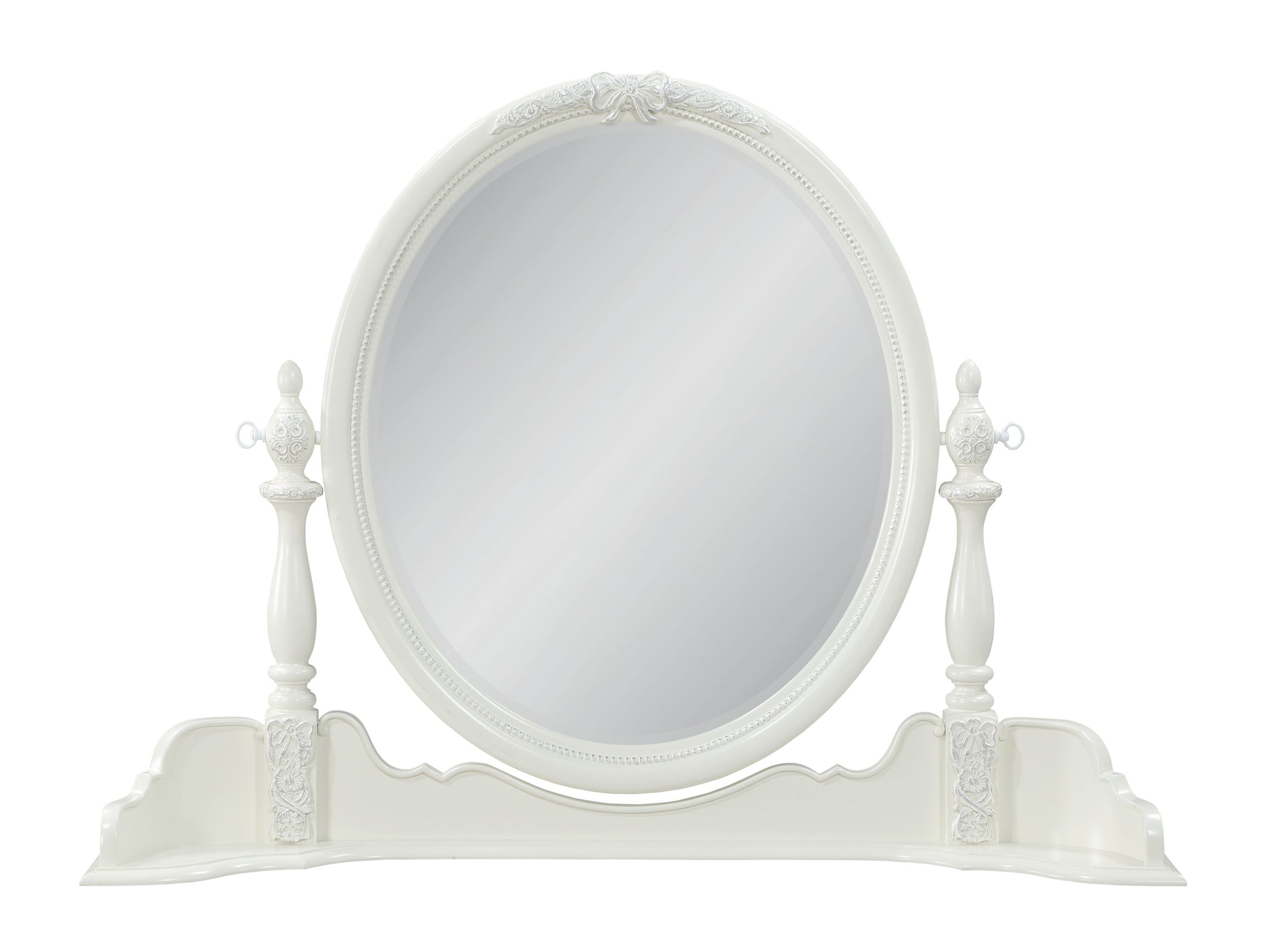 Dorothy Mirror, Ivory Finish Bd02268 Ivory Wood
