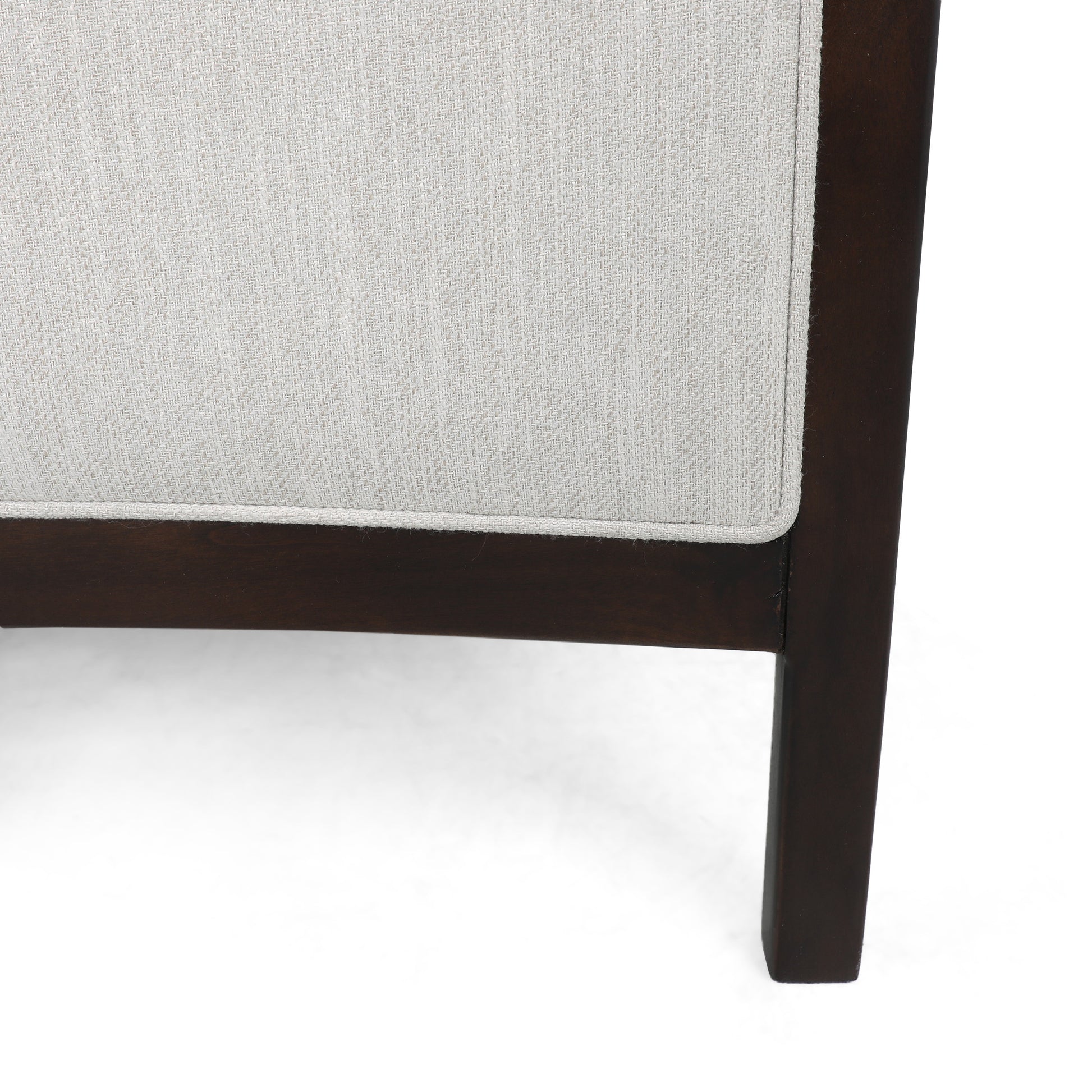 Recliner Chair Beige Fabric