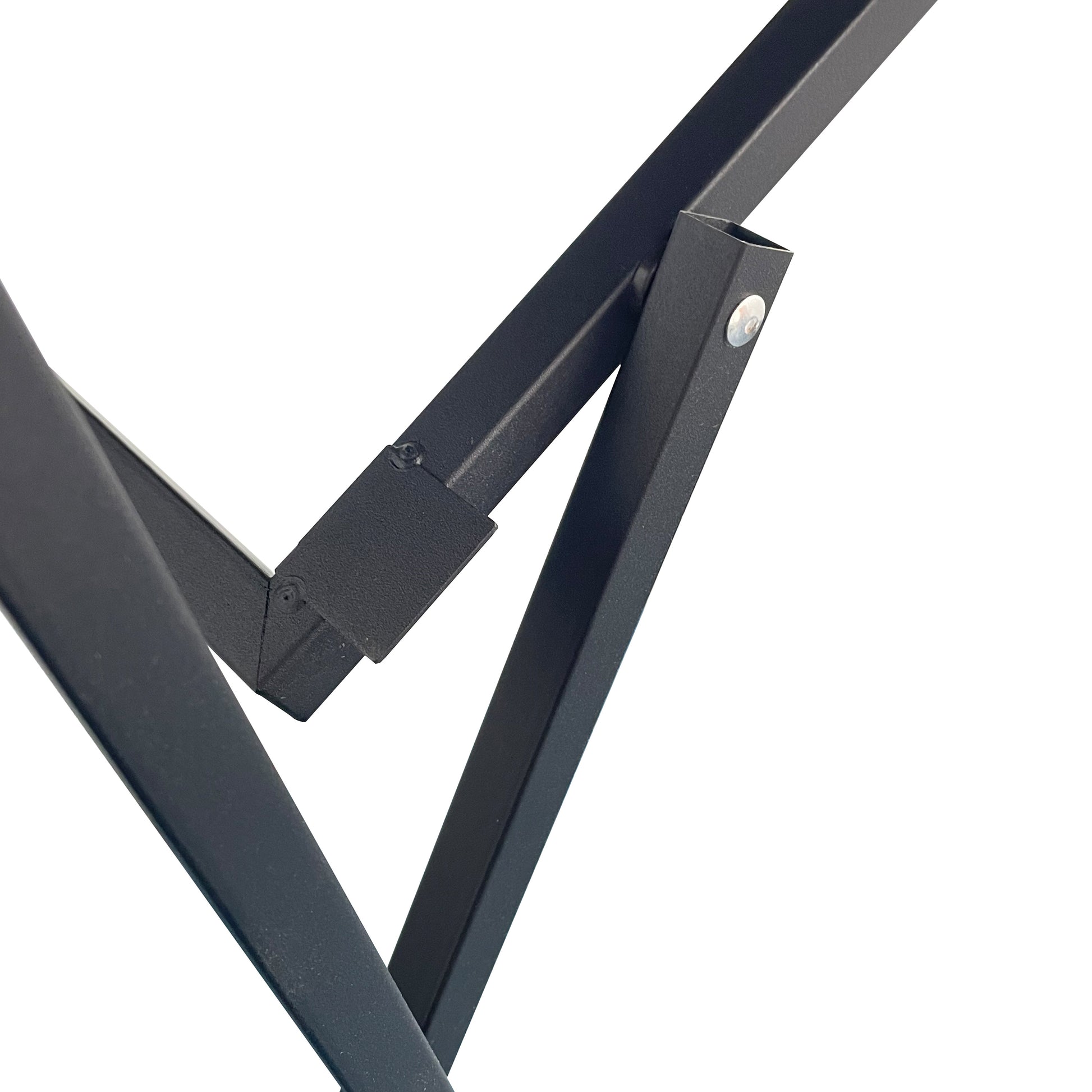 No Assembly Required Tv Trays For Eating Set Of 4 With Stand,Folding Snack Tray Table Set,Folding Tv Dining Tables For Small Space Rustic Brown Particle Board