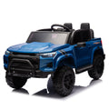 24V10A Two Seater Kids Ride On Electric Pickup, Kids Ride On Toy W Parents Remote Control,4Wd 800W Motors,Two Safety Belts,High Gate Safety Design,Usb,Bluetooth, Speed 2.49 3.73Mph For Kids Aged 3 .
