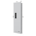 Fingerprint Touch Panel In Wall Safe,Hidden Wall Safe For Rifles And Pistols With Adjustable Shelves,Assembled Storege Safe For Firearm And Valuables White Fingerprint White Steel
