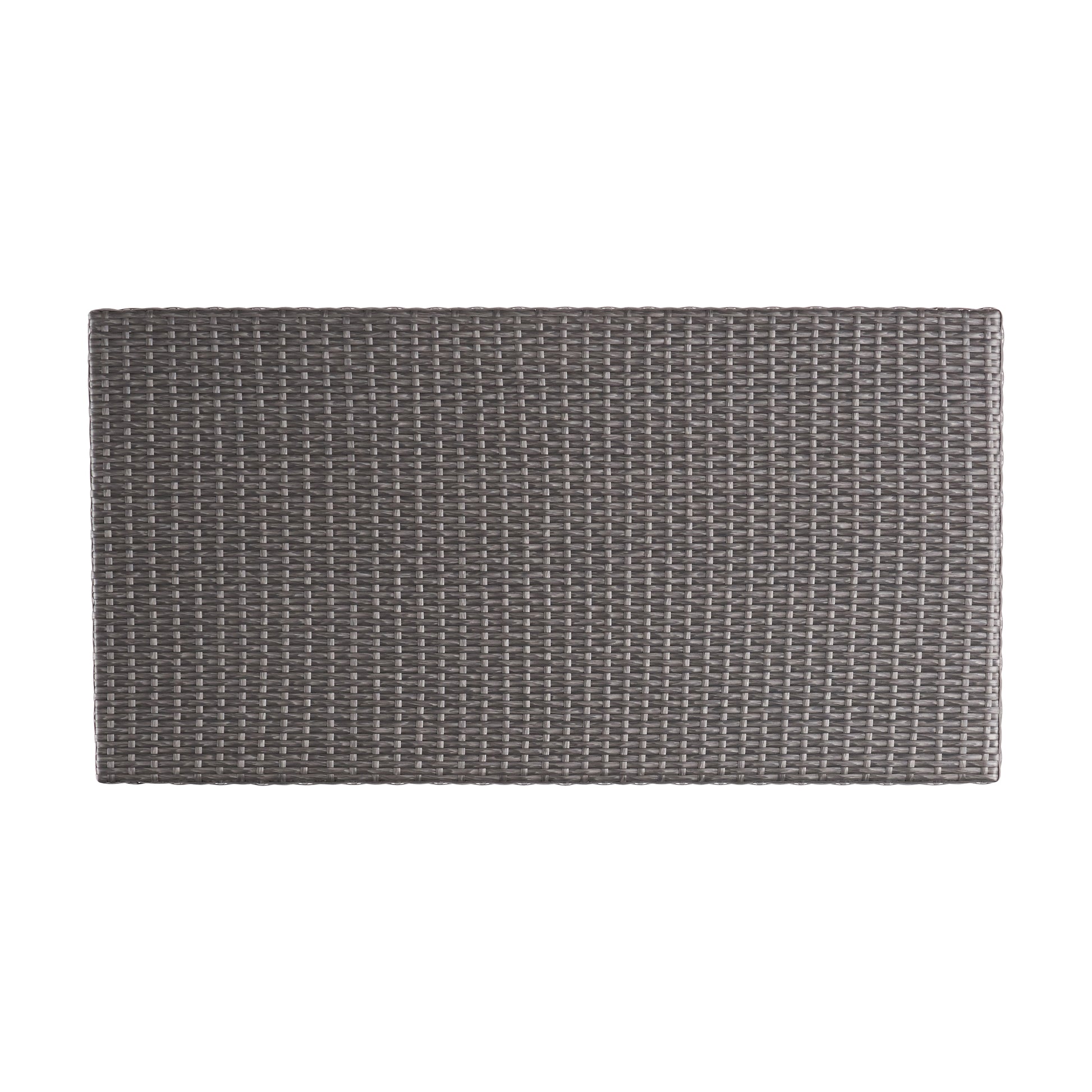 Honolulu 4Pc Pe Wicker Set Kd Grey Pe Rattan Iron