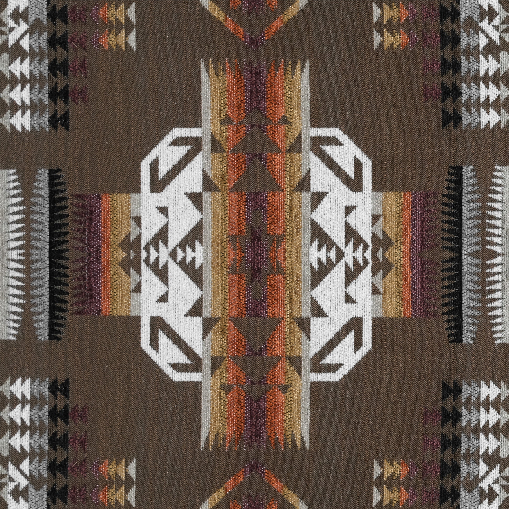 Fangio Brown Storage Ottoman Brown Foam Solid Wood