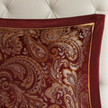 12 Piece Comforter Set With Cotton Bed Sheets Red King King Red Cotton