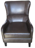 Quentin Sofa Chair Brown Pu