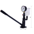 400Bar 6000Psi Fuel Injector Nozzle Tester Professional Auto Repair Tool With Dual Scale Gauge For Tractors Nozzle Pop Pressure Tester Black Steel