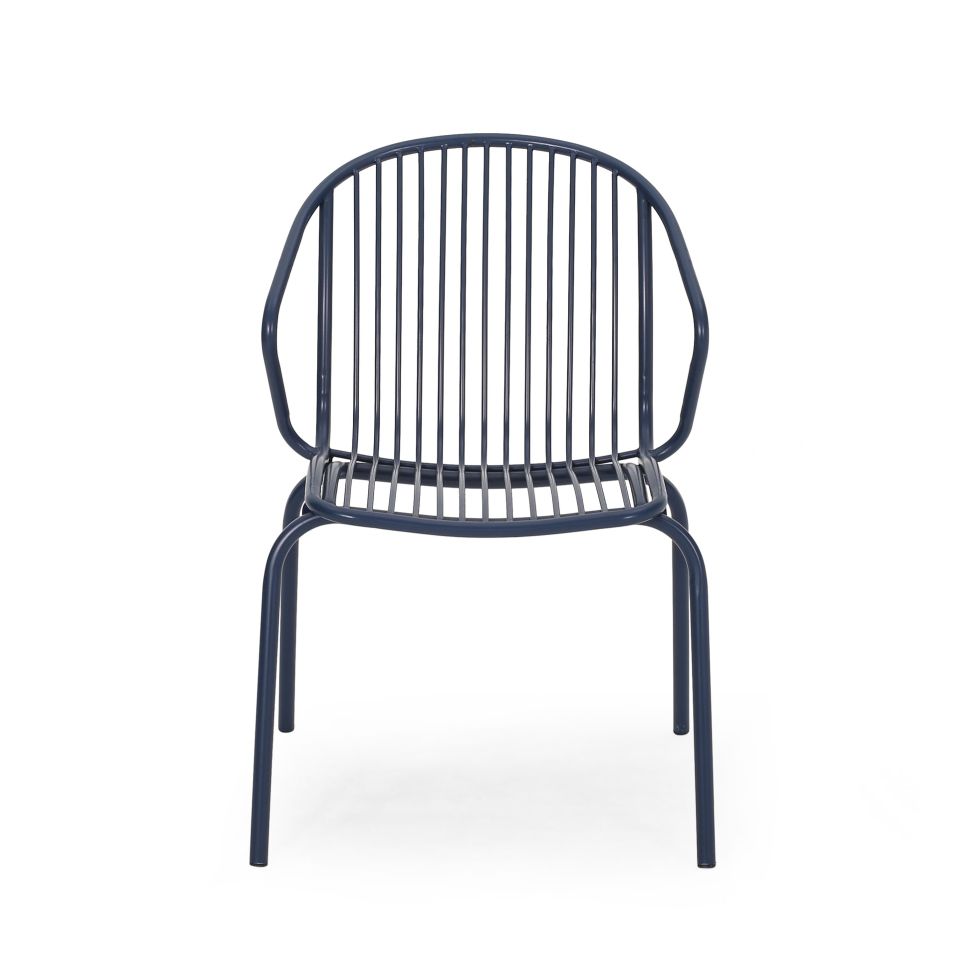 Boston Chair Navy Blue Iron