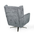 Swivel Chair Grey Fabric