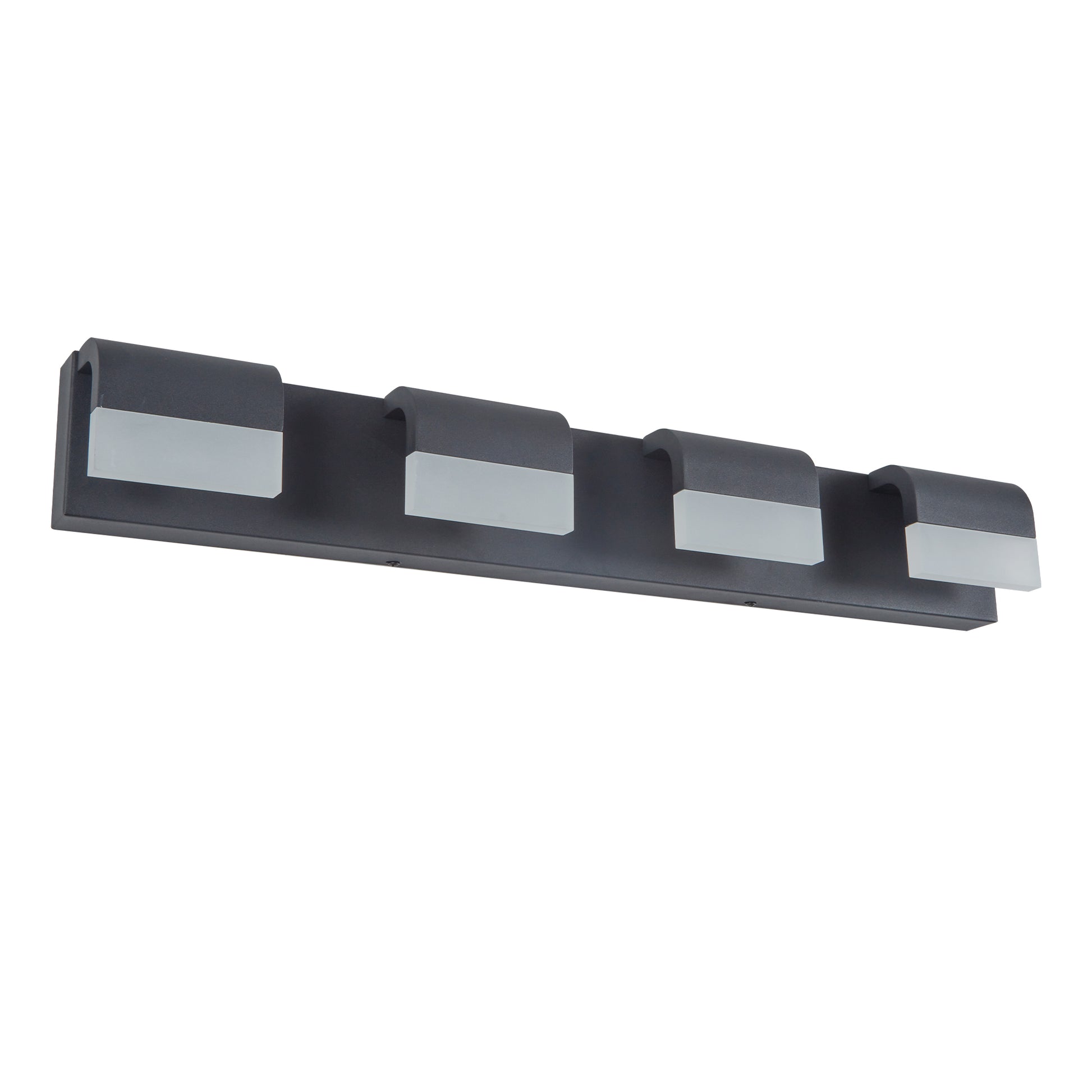 Modern Bathroom Vanity Lighting 4 Light Led Vanity Lights Over Mirror Bath Wall Lighting Black Modern Acrylic Iron