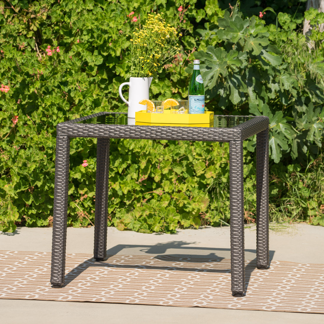 San Pico 40 Grey Rattan