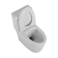 1.1 1.6 Gpf Elongated Comfort Height Floor Mounted One Piece Toiletcupc Certified, Watersense Cetified, Ceramic, White Color, Soft Close Seat White Ceramic