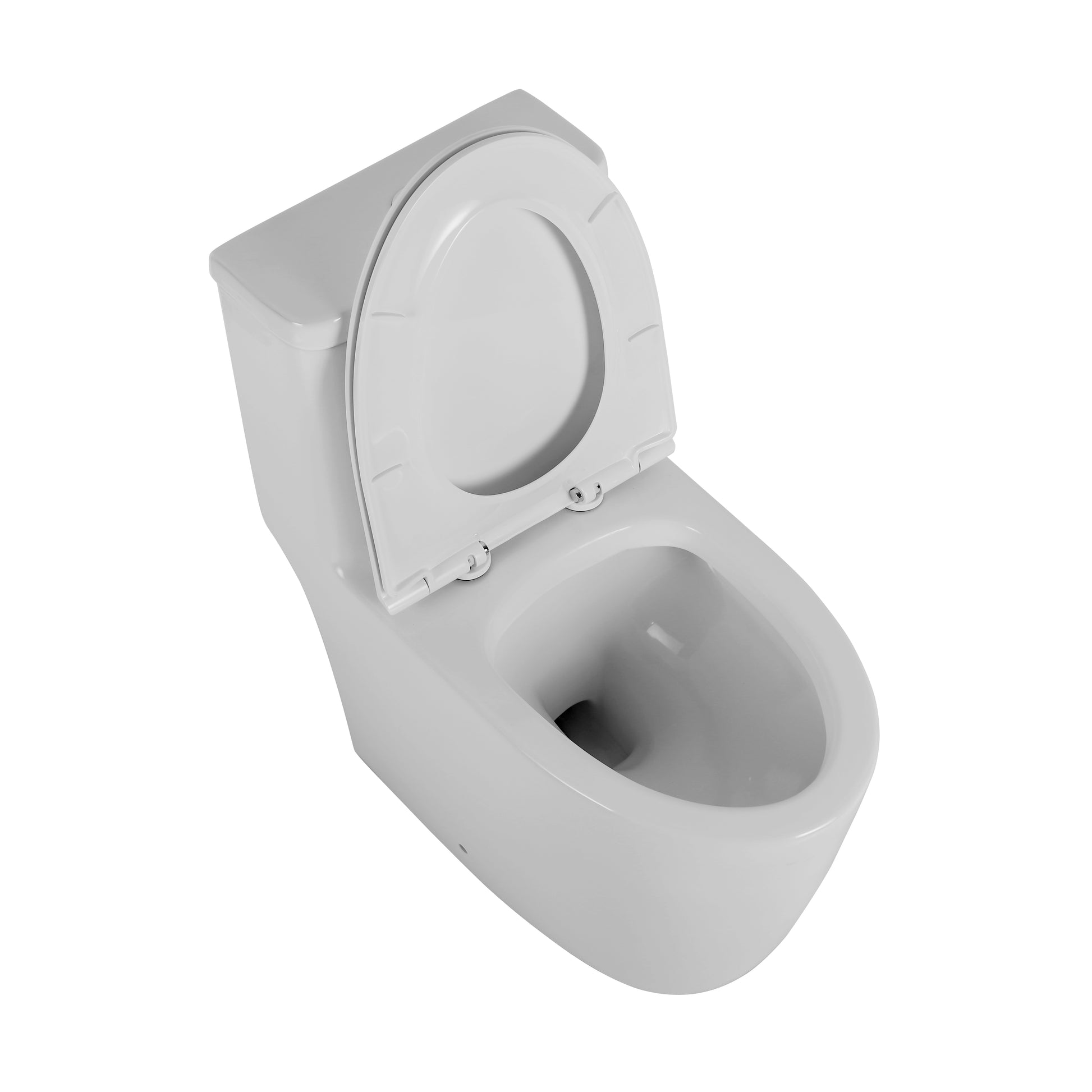 1.1 1.6 Gpf Elongated Comfort Height Floor Mounted One Piece Toiletcupc Certified, Watersense Cetified, Ceramic, White Color, Soft Close Seat White Ceramic