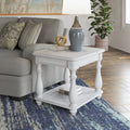 Mariano Gray Square End Table Gray Solid Wood