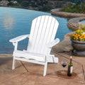 Malibu Reclining Adirondack Chair White Acacia Wood
