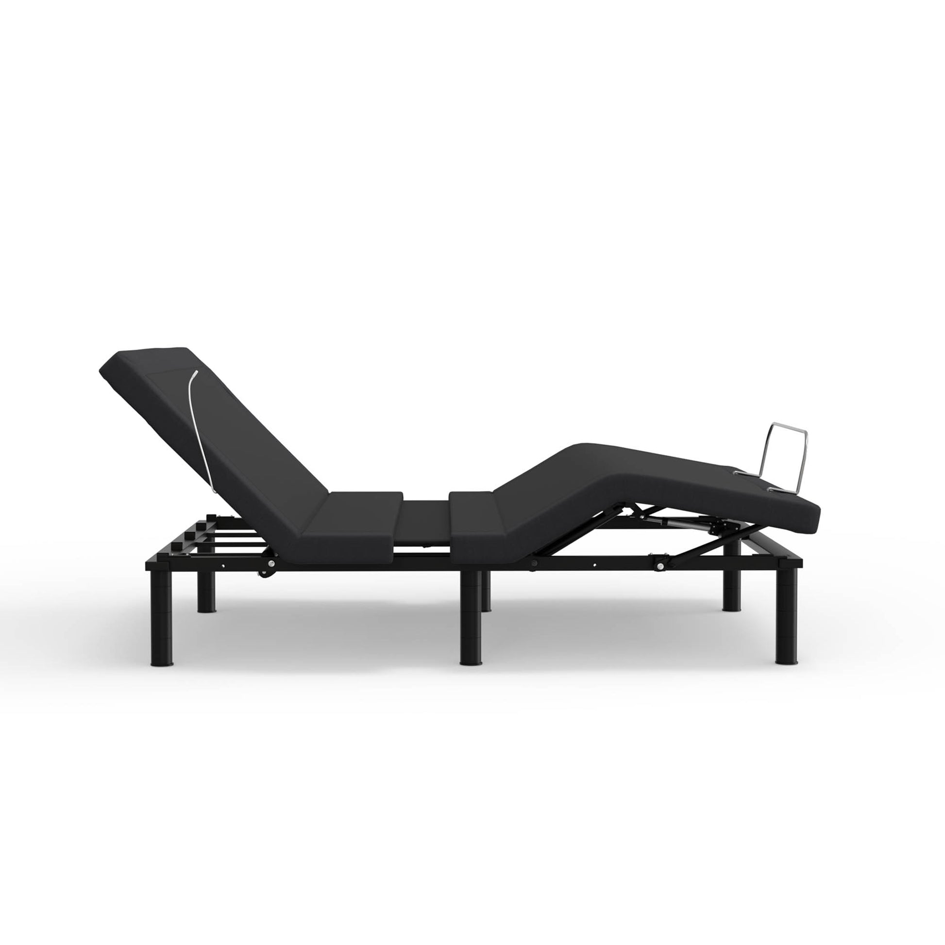 Model G2 Adjustable Base Queen: Voice Command, Glide Tech, Led Lights, Zero Clearance Queen Dark Grey Metal