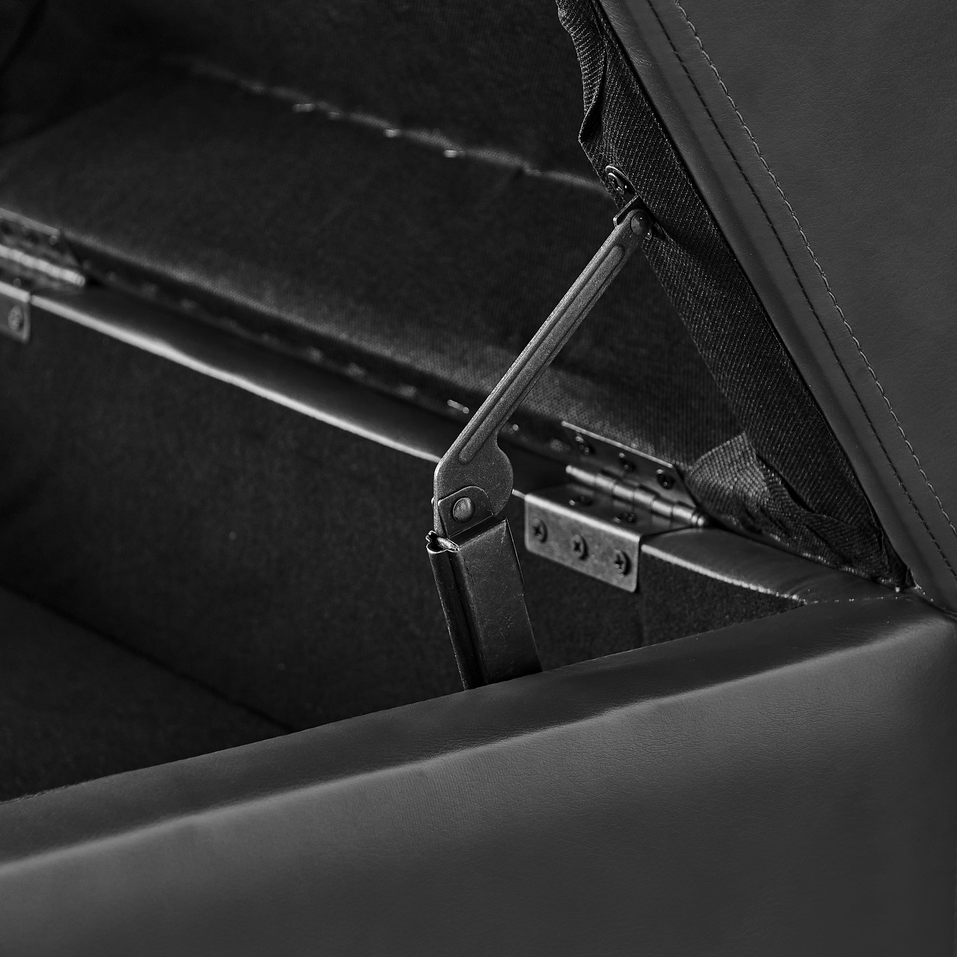 Sectional 3 Seaters Sofareversible Recliner, Storage Pad And Wood Grain Cup Holder, Non Slip Leg, Pu, Black Black Pu 3 Seat