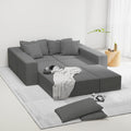 Modern Upholstered Sectional Sofa Couch Set,Modular 132