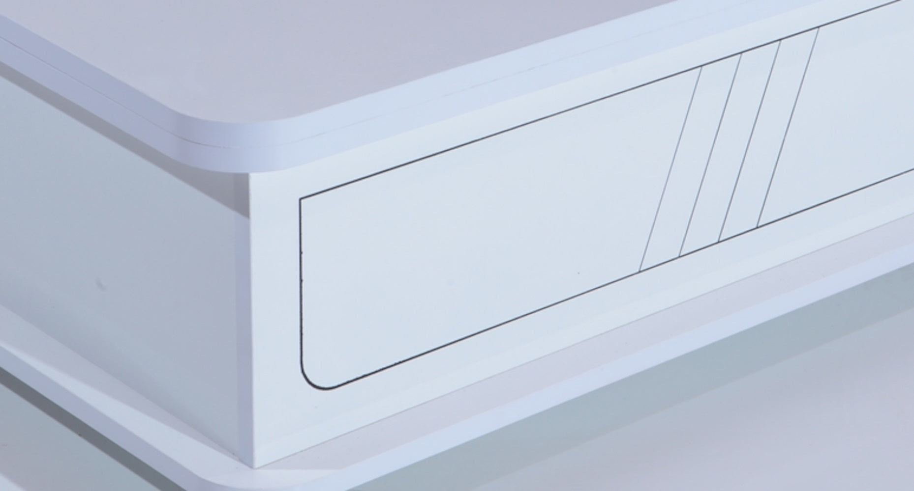 Rio Smart Coffee Table For Living Room, Adjustable Height Coffee Table, 1003 White White White Height Adjustable & Standing Desks Primary Living Space Contemporary Manual Rectangular Open Storage Coffee & End Tables Rectangular Wood Hairpin