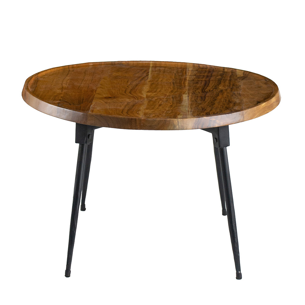 39X26X16" Oval Cofe Table Brown Wood
