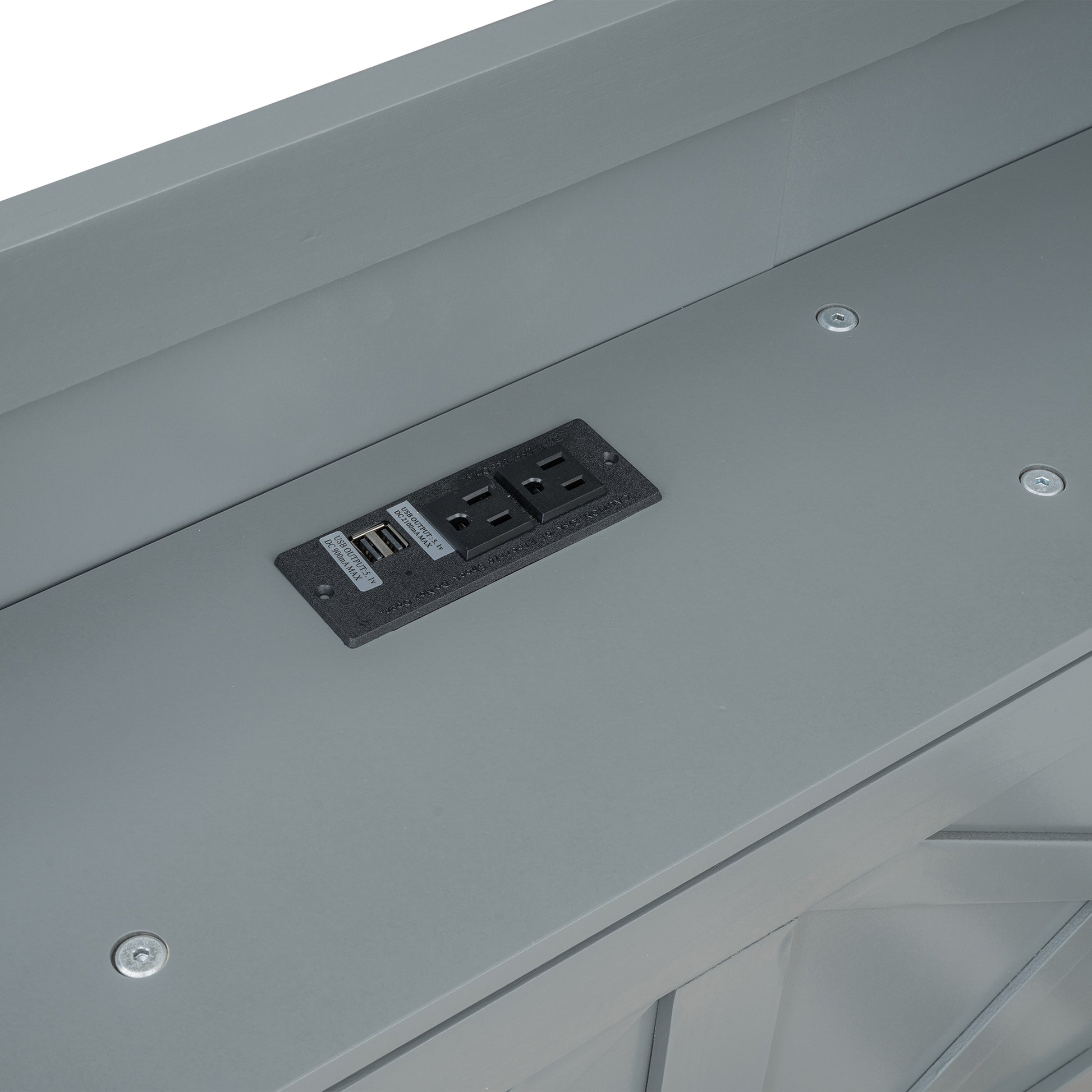 Full Size Wooden Bed With Storage Headboard With Outlets, Extendable Bed With Twin Size Trundle With Three Storage Drawers,Gray Full Gray Wood