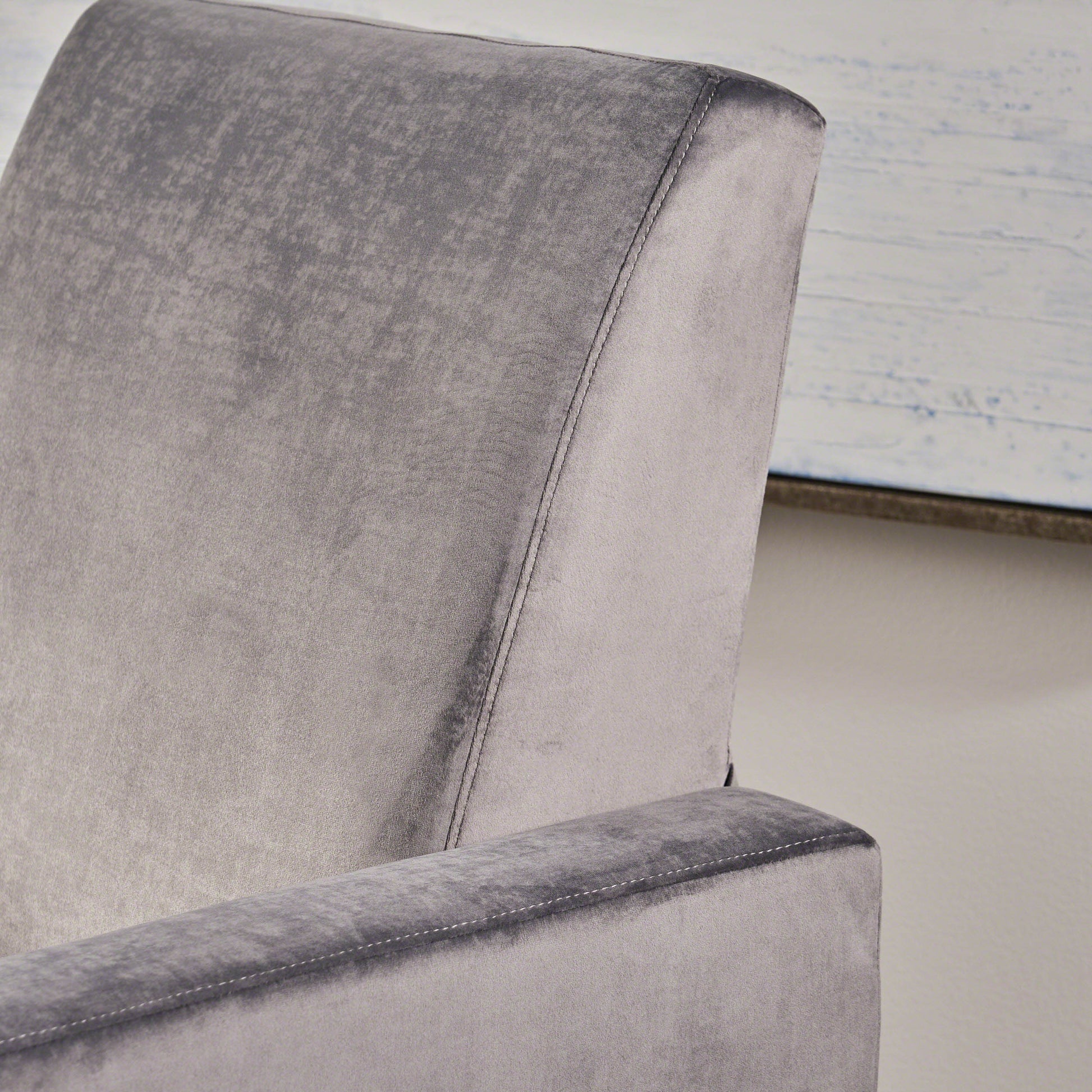 Recliner Grey Fabric