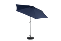 9Ft Outdoor Patio Umbrella Outdoor Table Umbrella With Push Button Tilt And Crank, Market Umbrella 6 Sturdy Ribsdeck, Backyard, Pool Base Not Included Navy Blue Navy Blue Garden & Outdoor Steel