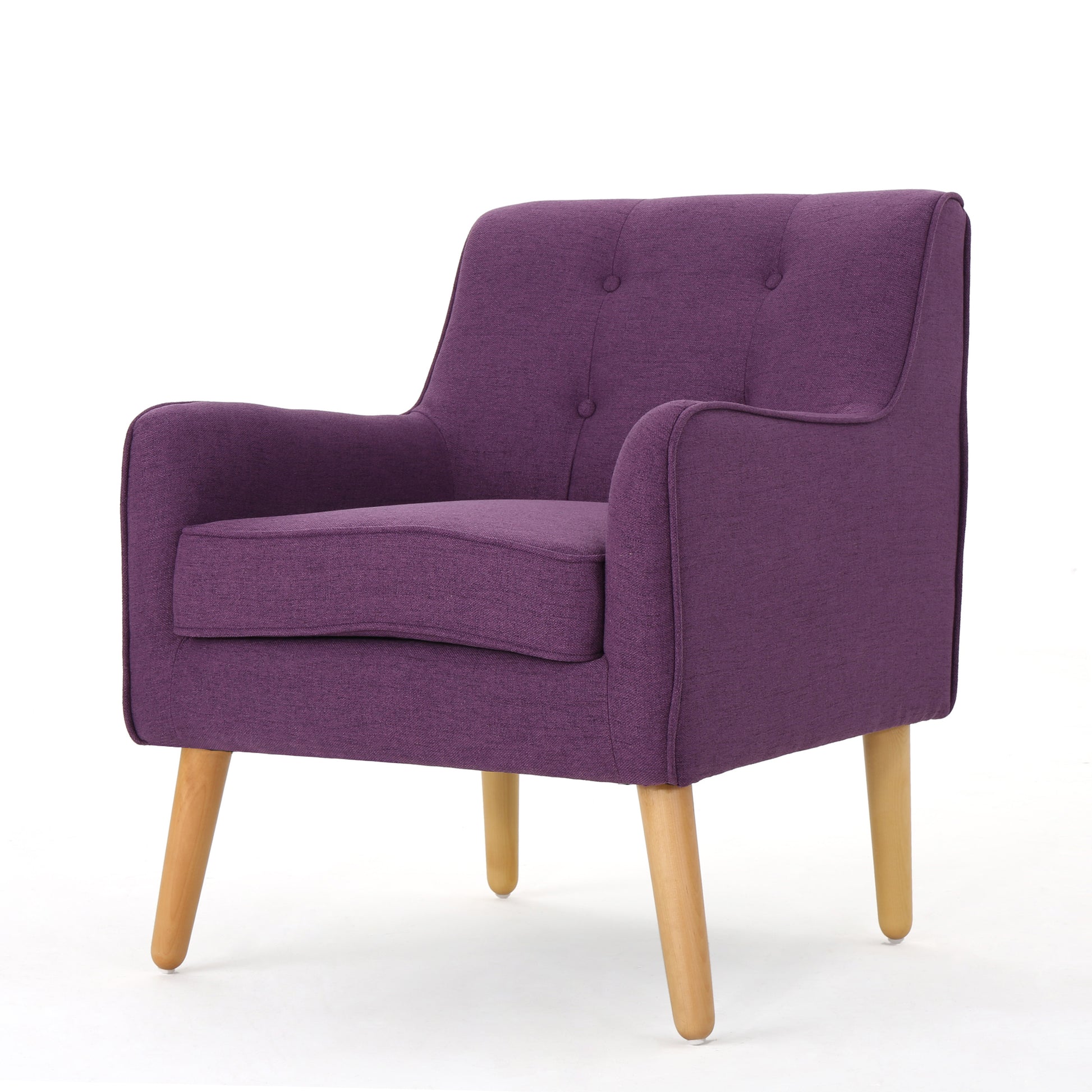 Arm Chair Purple Fabric