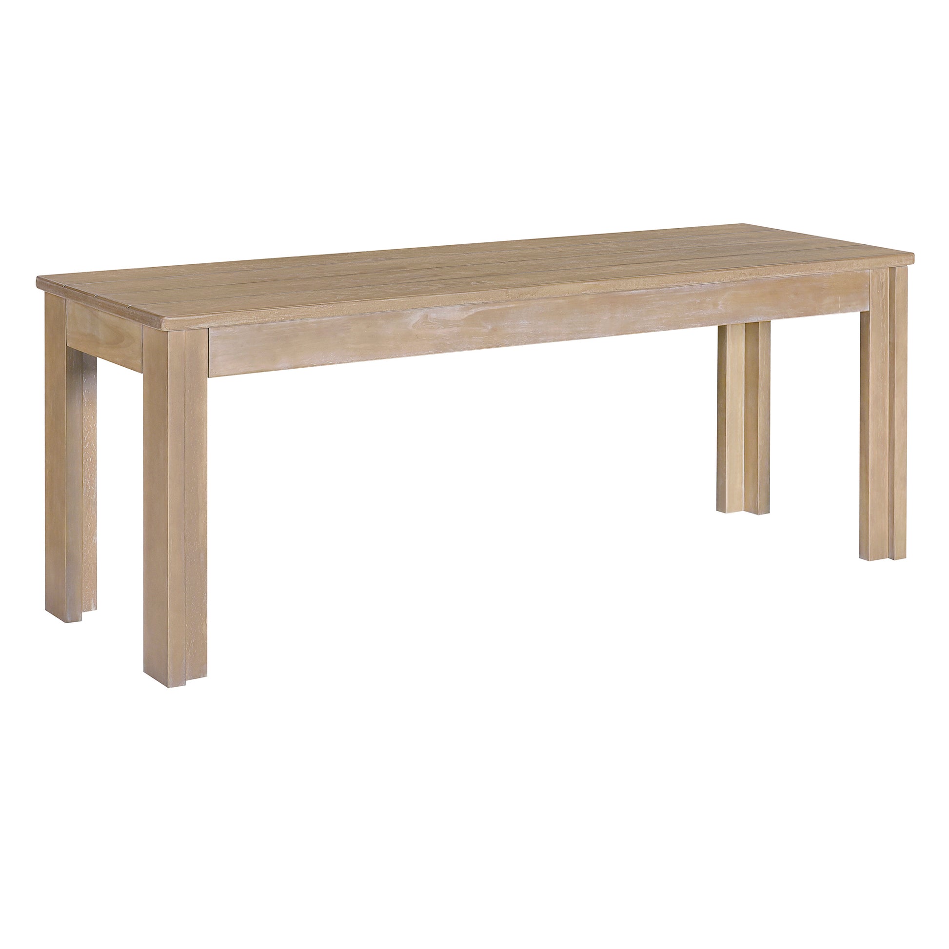 3 Piece Retro Dining Set, Rectangular Trestle Table And 2 Wooden Benches For 4 People For Dining Room And Kitchen Natural Wood Natural Wood Solid Wood Mdf