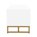 Tv Stand For 65 Inch Tv, Entertainment Center Tv Media Console Table, Modern Tv Stand With Storage, Tv Console Cabinet Furniture For Living Room White 70 79 Inches Mdf