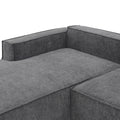 9587G Package Gray Chenille 1 Seat