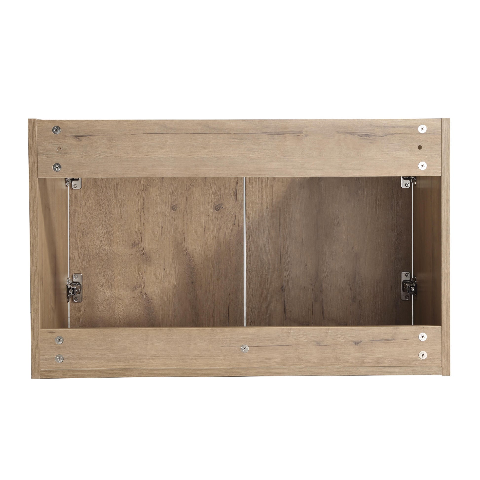 42" Wall Mounted Bathroom Vanity With Sink And Side Cabinet, Soft Close Doors,00112Imo 0630Imo 0612Gwh Combination Cabinet Kd Packing Imitative Oak Bathroom Modern Plywood Plywood