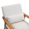 Leisure Chair With Solid Wood Armrest And Feet, Leisure Chair, Wood Frame, Velvet, Solid Rubber Wood Legs, Mid Century Modern Accent Chair, For Living Room Bedroom Studio Chair,Two Packs Beige Corduroy