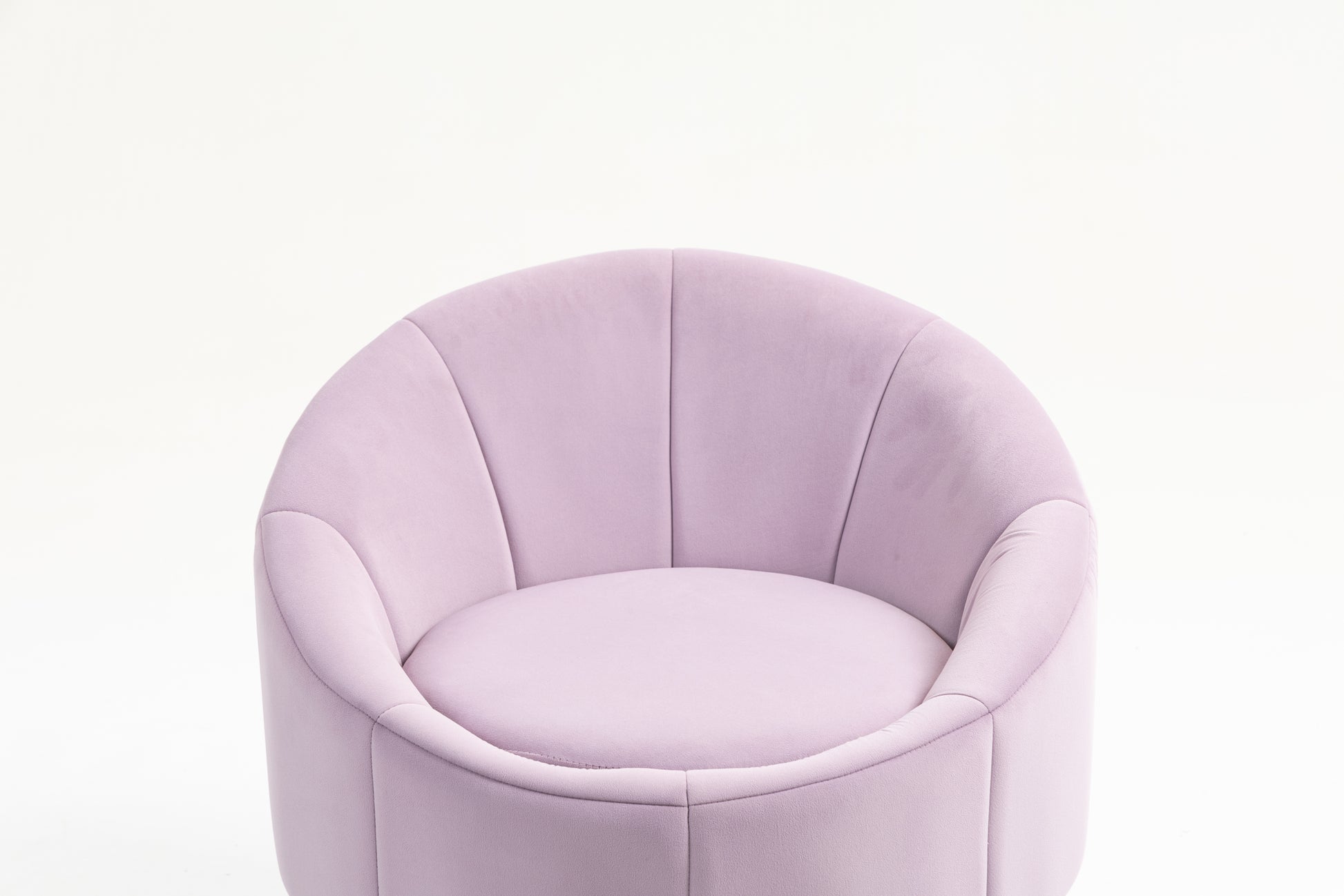 Mid Century Modern Accent Chair With Wood Frame, Upholstered Living Room Chairs With Waist Cushion, Reading Armchair For Bedroom Sunroom Purple Velvet