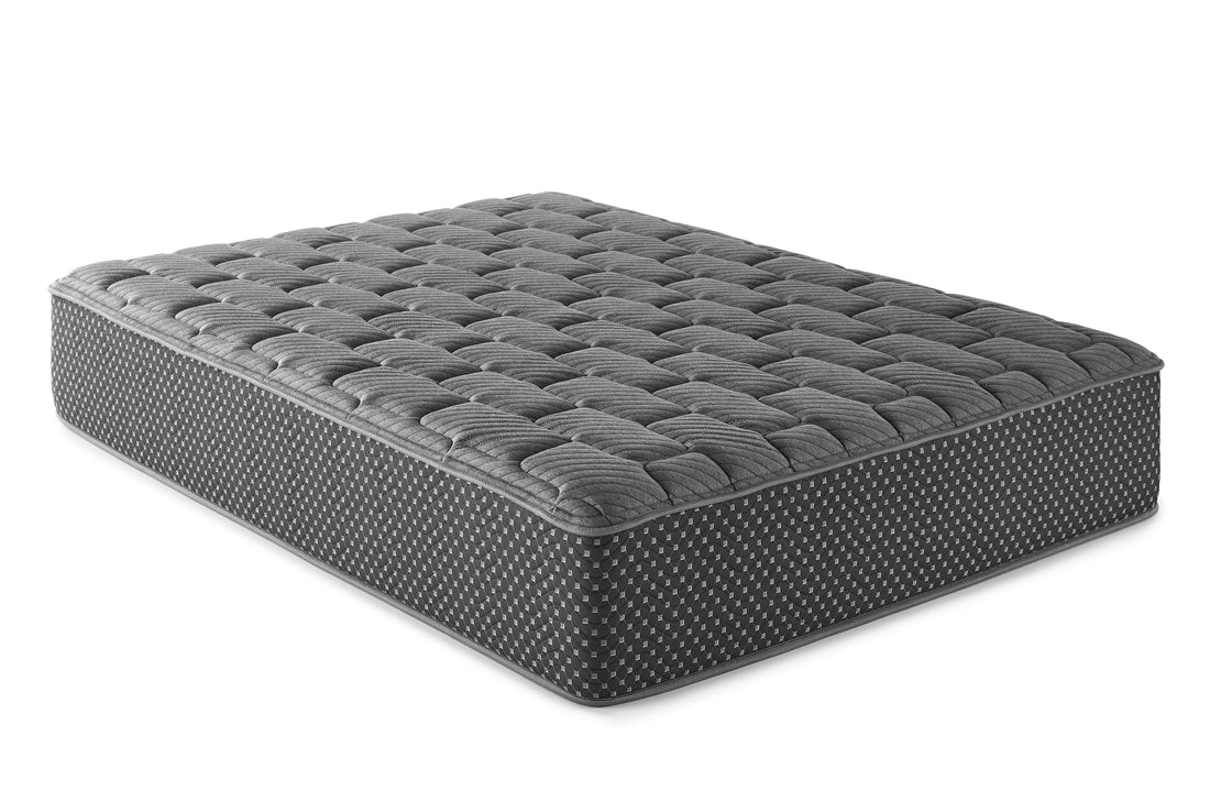 13" Quilted Hybrid King Mattress, Firm Gray Foam Spring King
