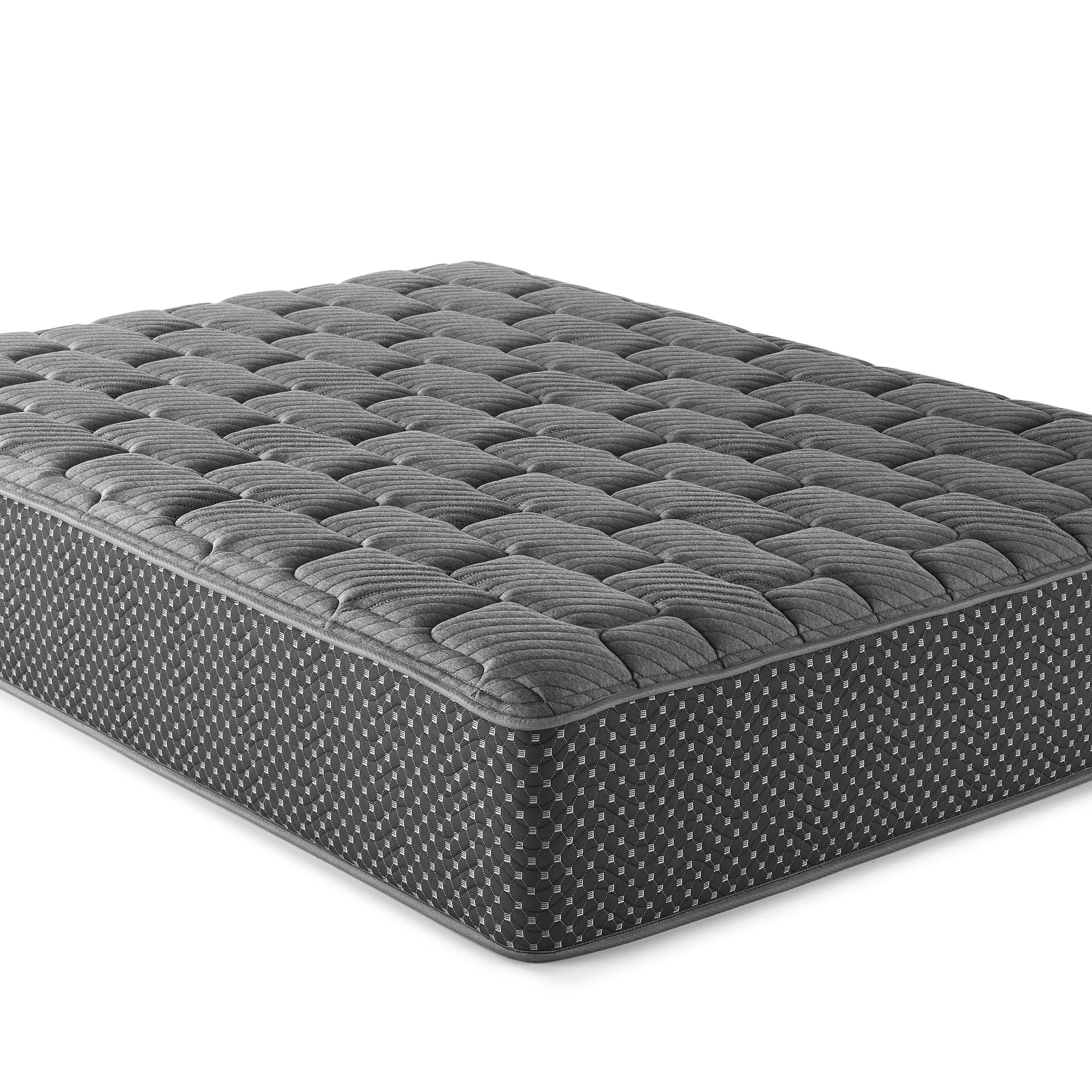 13" Quilted Hybrid Twin Xl Mattress, Firm Gray Foam Spring Twin Xl