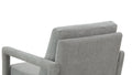 Mid Century Armchair2Pcs, Accent Chair With Wood Legs & Soft Cushion For Living Room, Bedroom, Home Office, Study, Grey Gray Foam Wood Fabric